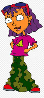 Many female anime characters have had purple hair of all shades, and despite having this trait in common, each character is very memorable. Cartoon Character With Purple Hair Reggie From Rocket Power Clipart 1249321 Pikpng