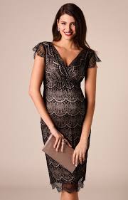 Imogen Maternity Shift Dress Black Maternity Wedding Dresses Evening Wear And Party Clothes By Tiffany Rose Lace Evening Dresses Pregnant Wedding Dress Tiffany Rose
