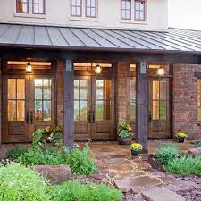 We did not find results for: Stone Landscape Design Ideas Pictures Remodel And Decor Hill Country Homes House Exterior French Doors Exterior