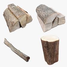 High Detailed 3d Model From Cleaned Retopology Scan Data Of A Wood Log Collection Real World Scale Preview Renders Just Rendered With D Wood Logs Wood Model