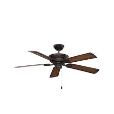 Hunter Caicos 52 In Indoor Outdoor New Bronze Wet Rated Ceiling Fan 53212 The Home Depot Wet Rated Ceiling Fans Ceiling Fan Exterior Ceiling Fans