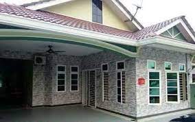 Kemasan keras membabitkan jubin seramik jubin batu seperti marmar dan granit tanah liat. Contoh Deco Dinding Luar Rumah Guna Shanana Home Deco Facebook