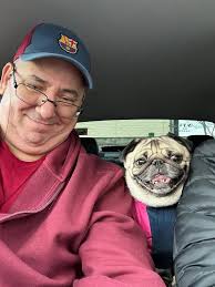 So.... My family Heather Brown and I made a decision... We decided to to  rescue a pug 1,600 miles away in Utah (we live in the Chicago suburbs). I  hopped in a