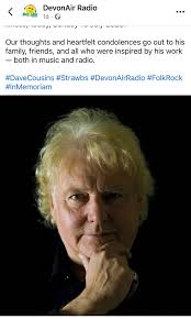 🕊️ RIP Dave Cousins (1945–2024) Founder of the legendary Strawbs, master  songwriter, and a true visionary of British folk and progressive rock. 💔  Time to rest with the Angels now, Dave. But
