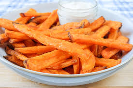 To make these homemade sweet potato fries, you will need: Air Fryer Frozen Sweet Potato Fries Simply Air Fryer