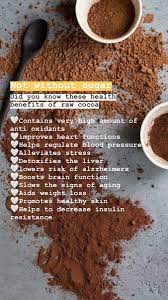 Cocoa Powder Benefits Cocoa Benefits Healthy Diet Tips Cocoa