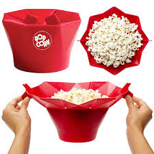 Et ça marche aussi dans une casserole mais n'oubliez pas de mettre un couvercle pour éviter que ça ne saute partout ! Bol Cuiseur Pop Corn Micro Onde Pliable Silicone Cuisine Au Top