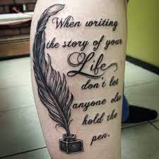 50 Inspiring Quote Tattoo Ideas For Meaningful Body Art Tattoo Quotes Literary Tattoos Quotes Inspiring Quote Tattoos