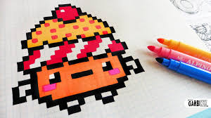 Handmade Pixel Art How To Draw Kawaii Cupcake Pixelart Dibujos En Cuadricula Imagenes Cuadriculadas Dibujos En Pixeles