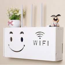 Maybe you would like to learn more about one of these? Smiley Face White Wood Plastic Board Wireless Wifi Router Organizer For Home Office Store Cable Storage Box Routeur Cache Tableau Electrique Boite De Rangement