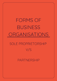 Sole Proprietorship Sole Trading Concern And Partnership Features Characteristics Merits Advantages Deme Business Organization Sole Proprietorship Business