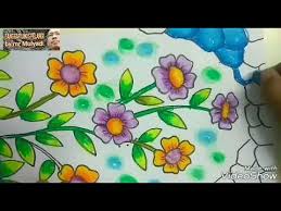 Berbagai pengetahuan mengenai cara mewarnai gambar bunga mawar dan bunga hias lain nya juga. Cara Mewarnai Bunga Dengan Oil Pastel Kertasnya Print Di Instagram Youtube