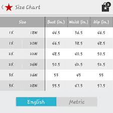Size Chart For The Black Coat Products Size Chart Black