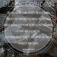 Black Obsidian Meaning And Metaphysical Uses Gemstone Healing Gemstones Energy Stones And Crystals