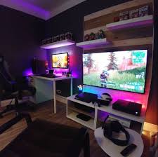30 Cozy Game Room Ideas For Your Home Housedcr Boys Game Room Computer Gaming Room Video Game Rooms