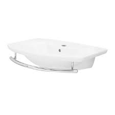 pedestal sink top (single hole