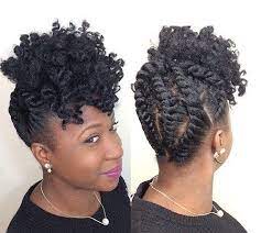 50 Updo Hairstyles For Black Women Ranging From Elegant To Eccentric Natural Hair Styles Flat Twist Hairstyles Natural Hair Twists
