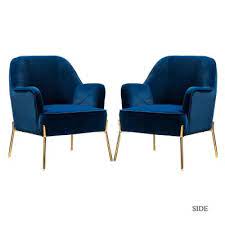Versatile, easy to care for, and easy on the eyes, too. Blue Accent Chairs Chairs The Home Depot