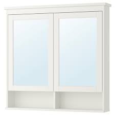 Even though you'll be getting the cabinet doors from us, include doors when designing in ikea's kitchen planner. Hemnes Mirror Cabinet With 2 Doors White 103x16x98 Cm Ikea