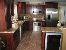 Pin By Janit Martinez On For The Home Small Kitchen Island Cherry Wood Cabinets Kitchen Design Centre