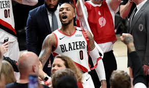 Damian lillard drained the incredible three with 0.9 seconds left to send portland to the 2nd round over houston. Lillard Buzzer Beater Seals Blazers Thriller Ousts Thunder