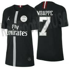 Thr parisians will look to add to their trophy case after winning the french treble in the 17/18 campaign. Jordan Kylian Mbappe Psg Paris Saint Germain Youth Ucl Home Jersey 2018 19 Ebay