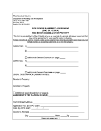 Every property has one sewer pipe that connects the building (s) to the larger sewer and treatment system. Fillable Online Seattle City Of Seattle Environmentally Critical Areas Covenant Form Fax Email Print Pdffiller