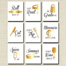 Free shipping on all orders over $35. Kitchen Wall Art Kitchen Decor Printable Signs Instant Download Gold Foil Kitchen Utensil Art Kitchen Decor Wall Art Kitchen Art Printables Kitchen Artwork