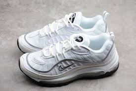 Black And White Air Max 98 Nike Air Max 98 White Reflective Silver Free Shipping Nike Air Max Nike Cheap Nike Air Max