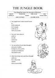 We did not find results for: The Jungle Book Film Activity Esl Worksheet By Unchienandalou88
