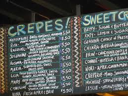 Crepe Filling Inspiration I Also Want To Add Names For My Crepes And Other Foods I Serve I Like How They Did This Wit Crepes Fair Food Recipes Simply Crepes