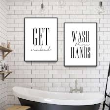 Black and white bathroom wall decor. Pin On Bathroom Wall Art