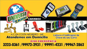 Universo Das Chaves e Carimbos Rio Branco