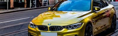 Wallpaper Yellow Bmw Car Stopped At Street Side 3840x2160 Uhd 4k Picture Image