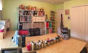 They are smaller than other desk that does not mean they are not spacious. See My Craft Room Makeover Reveal Nally Studios