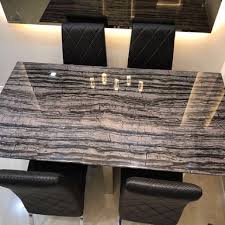 Elegant Marble Dining Table 1 6 M By 0 9 M With 4 Dining Chairs Table Used For One Year And In Good Dining Table Marble Dining Table Chairs 4 Dining Chairs