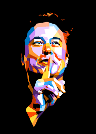Elon Musk Poster Print By Beny Rahmat Displate Elon Musk Musk Elon