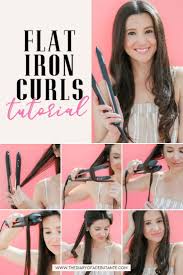 Hair Tutorials This Easy Hair Tutorial Shows How To Achieve Soft Wavy Curls With The Panasonic Curls For Long Hair Thick Hair Styles Flat Iron Curls Tutorial