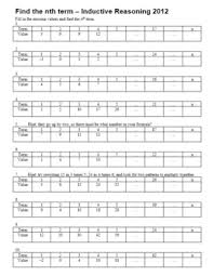 We did not find results for: Finding The Nth Term Worksheets Teaching Resources Tpt