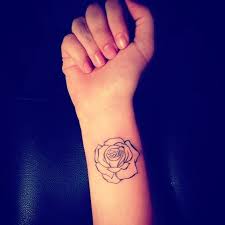 My Outline Rose Tattoo Tattoo Pinterest Simple Rose Roses And Rose Tattoos Rose Outline Tattoo Tattoos