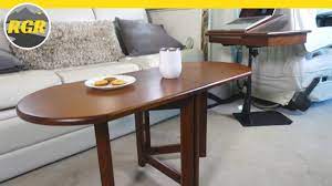 Here are two different folding table designs that you can build; Easy Coffee Table By Bradd Hall Product Review Folding Table With Storage Bag Youtube
