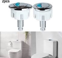 2 pulsanti per lo scarico del WC, doppio pulsante di ricambio per  sciacquone, per di scarico del WC (ovale), 2074329141 : Amazon.it: Fai da te