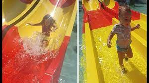 ukraynada aquapark keyfi yeni aquaparkta dev kaydiraklarda cok eglendik eglenceli vlog video youtube