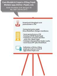Cara Mudah Efiling Setelah Mendapatkan Efin Pajak Kartu Surat