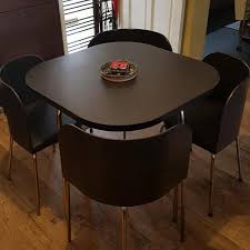 102 inch solid pine kitchen table from ikea. Ikea Compact Dining Table 4 Chairs Furniture Home Living Furniture Tables Sets On Carousell