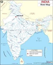 Map Of Indian Rivers - Maps Of The World