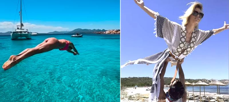 Iniziano le vacanze dei Vip in Sardegna. Michelle Hunziker a Caprera –  Guardiavecchia.net
