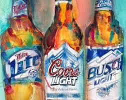 Mexican Beer Negra Modelo Corona Modelo Beers Print From Beer Art Print Beer Art Beer Painting