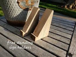 Wooden Easel Wooden Sign Stand Table Top Sign Holder Birdhouse Of Orange Primitive Sign Holder Art D Wooden Signs Diy Diy Easel Christmas Signs Wood