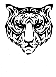Free Rq Catty Tiger Tribal By Vlindertje235 On Deviantart Animal Tattoos Tribal Animal Tattoos Tribal Tattoos